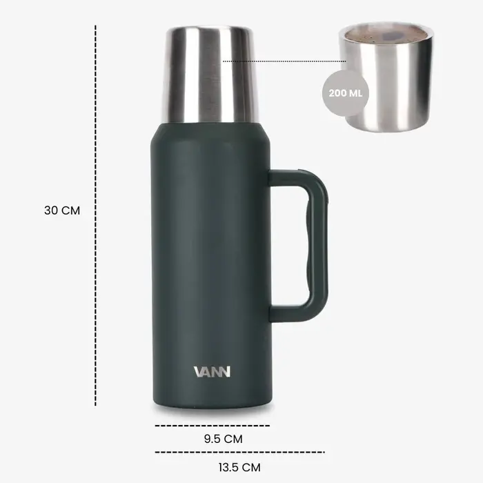 VANN Stainless Steel Thermos Flask 1.2 Liter VANN Stainless Steel Thermos Flask 1.2 Liter