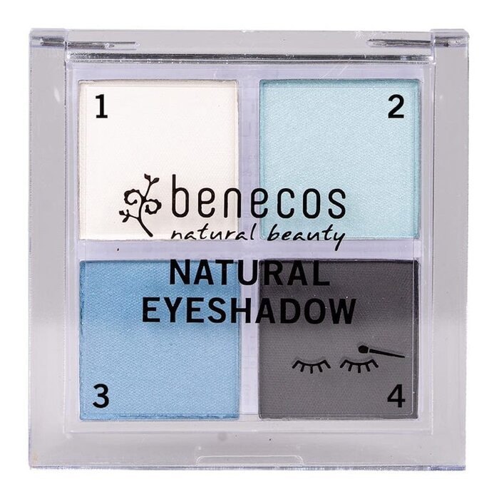 Benecos Lidschattenpalette Quattro True Blue Benecos Lidschattenpalette Quattro True Blue