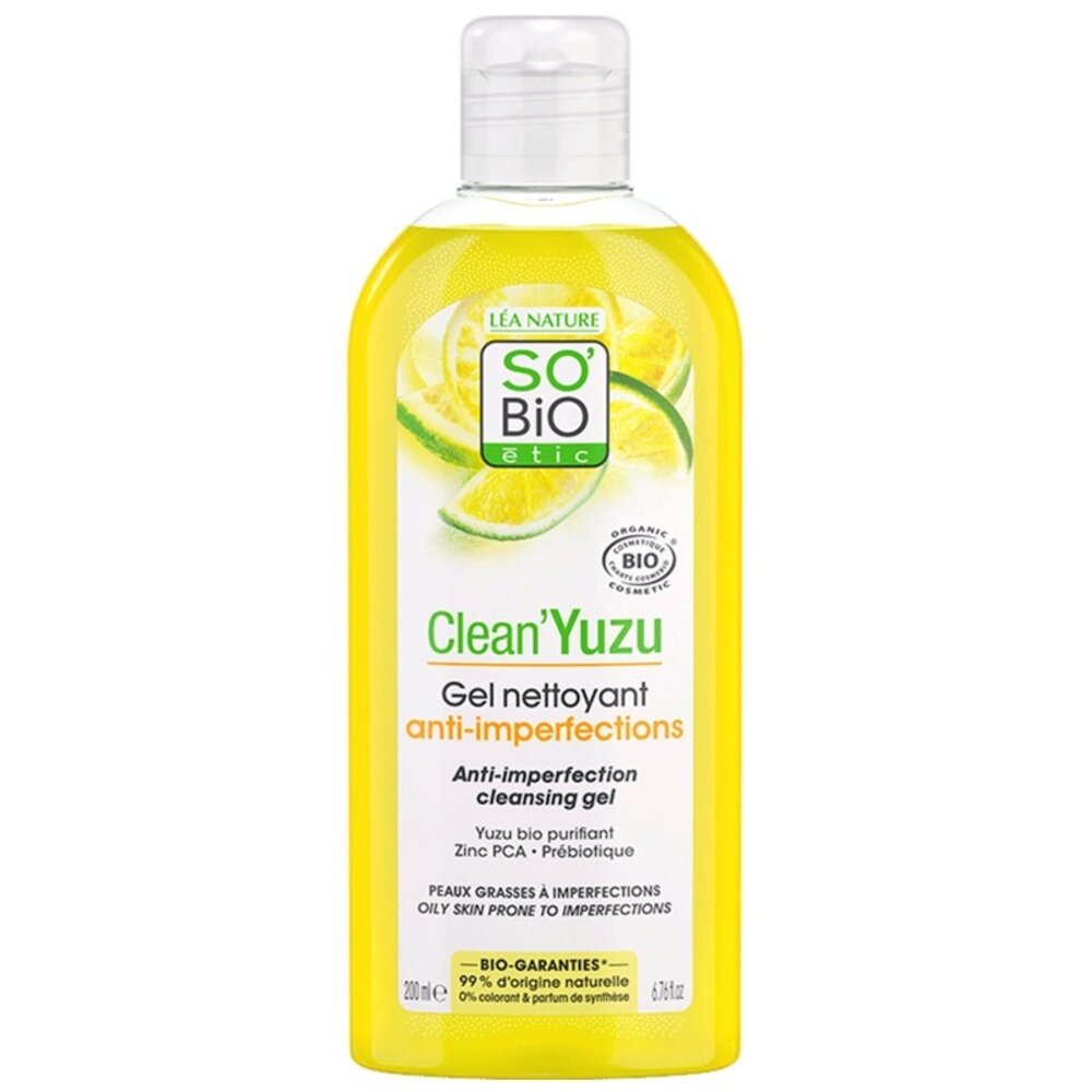 SO'BiO étic Clean Yuzu Anti-Imperfection Reinigungsgel SO'BiO étic Clean Yuzu Anti-Imperfection Reinigungsgel