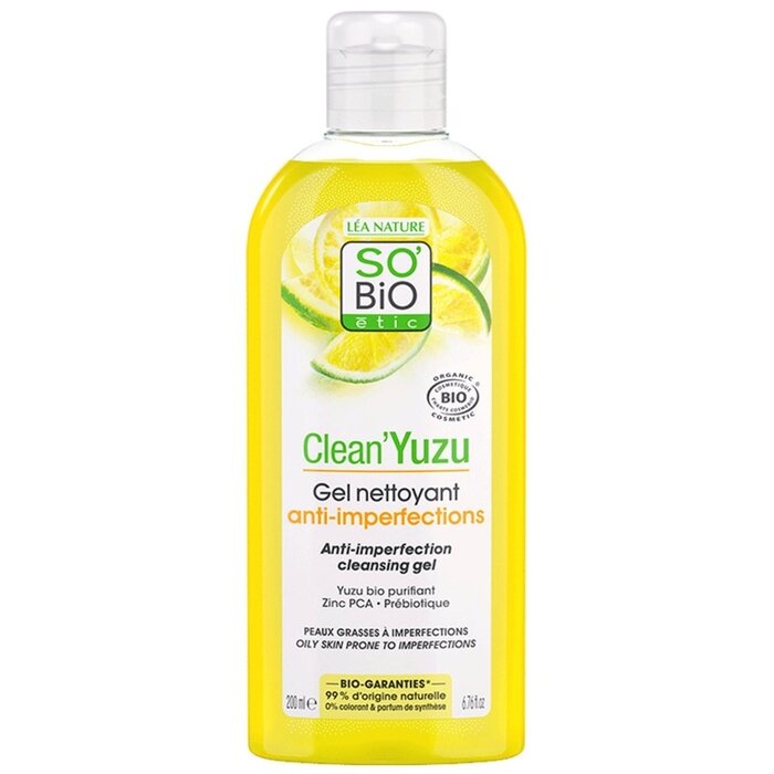 SO'BiO étic Clean Yuzu Anti-Imperfection Reinigungsgel SO'BiO étic Clean Yuzu Anti-Imperfection Reinigungsgel