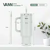 VANN One Tumbler RVS Grijsgroen 1,2 Liter VANN One Tumbler RVS Grijsgroen 1,2 Liter