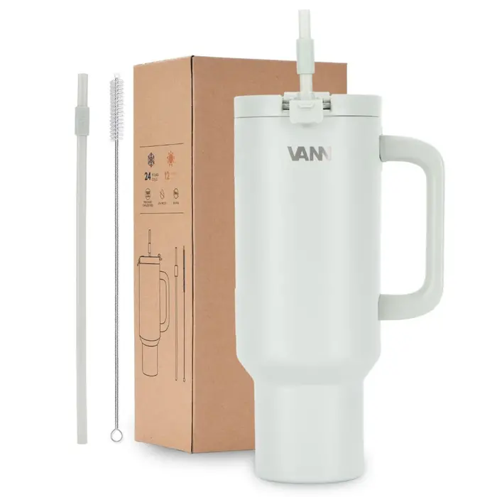 VANN One Tumbler Edelstahl Grau Grün 1,2 Liter VANN One Tumbler Edelstahl Grau Grün 1,2 Liter