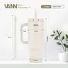 VANN One Tumbler Stainless Steel Off White 1.2 Liter VANN One Tumbler Stainless Steel Off White 1.2 Liter