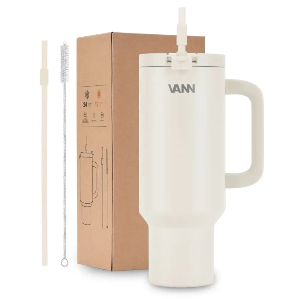 VANN One Tumbler Stainless Steel Off White 1.2 Liter