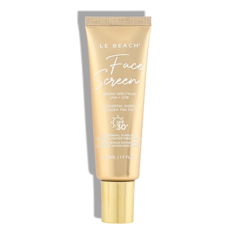 Le Beach Face Screen SPF30 getönte goldene Bräune Le Beach Face Screen SPF30 getönte goldene Bräune