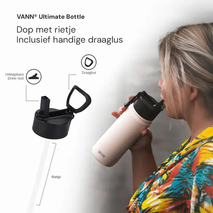 VANN 3-Wand Ultimate Edelstahl Trinkflasche Kiwi 650 ML VANN 3-Wand Ultimate Edelstahl Trinkflasche Kiwi 650 ML