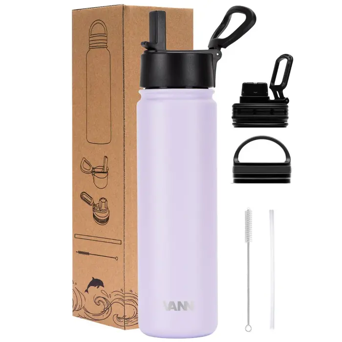 VANN 3-Walled Ultimate Stainless Steel Drinking Bottle Love Lila 650 ML VANN 3-Walled Ultimate Stainless Steel Drinking Bottle Love Lila 650 ML
