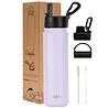 VANN 3-Walled Ultimate Stainless Steel Drinking Bottle Love Lila 650 ML VANN 3-Walled Ultimate Stainless Steel Drinking Bottle Love Lila 650 ML