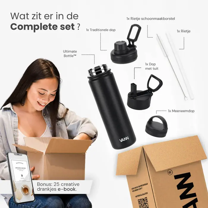 VANN 3-Walled Ultimate Stainless Steel Drinking Bottle Love Lila 650 ML VANN 3-Walled Ultimate Stainless Steel Drinking Bottle Love Lila 650 ML