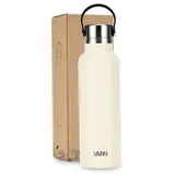 VANN Bottles Stainless Steel Essential Bottle Off White 600 ML VANN Bottles Stainless Steel Essential Bottle Off White 600 ML