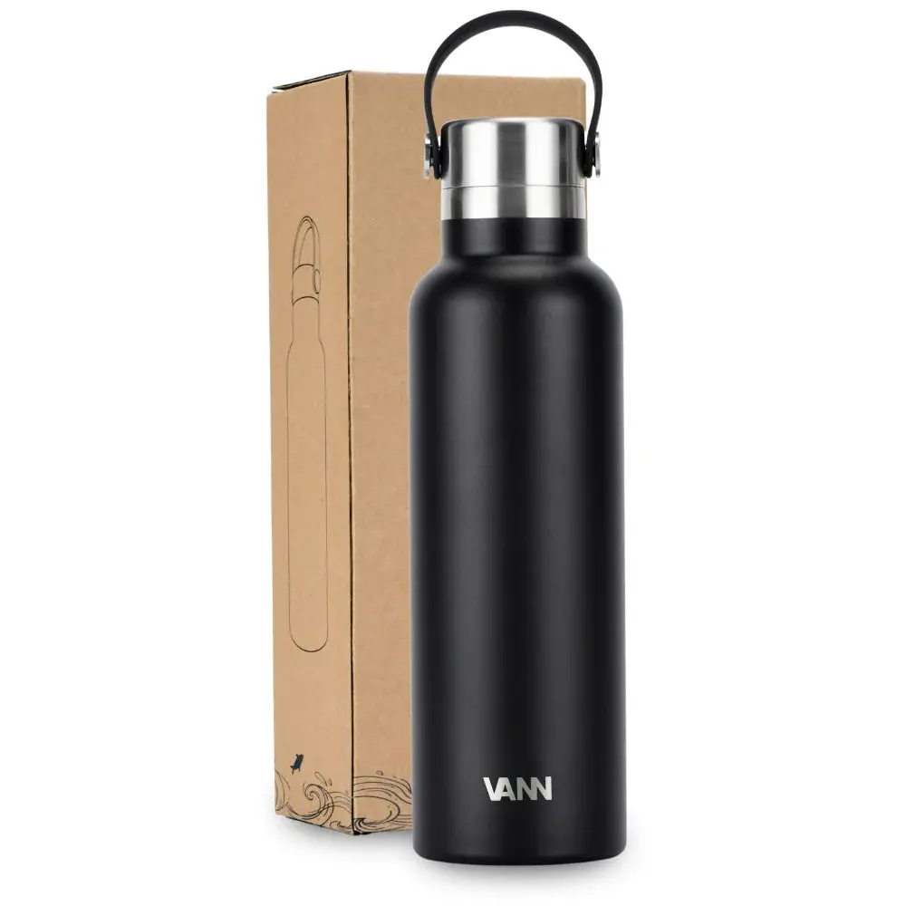 VANN RVS Essential Bottle Schwarz 600 ML VANN RVS Essential Bottle Schwarz 600 ML