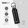 VANN RVS Essential Bottle Zwart 600 ML VANN RVS Essential Bottle Zwart 600 ML