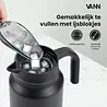 VANN 3-wandiger Edelstahl Familenkrug Schwarz 1,5 Liter VANN 3-wandiger Edelstahl Familenkrug Schwarz 1,5 Liter