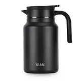VANN Bottles Stainless Steel Family Jug Black 1.5 Liter VANN Bottles Stainless Steel Family Jug Black 1.5 Liter
