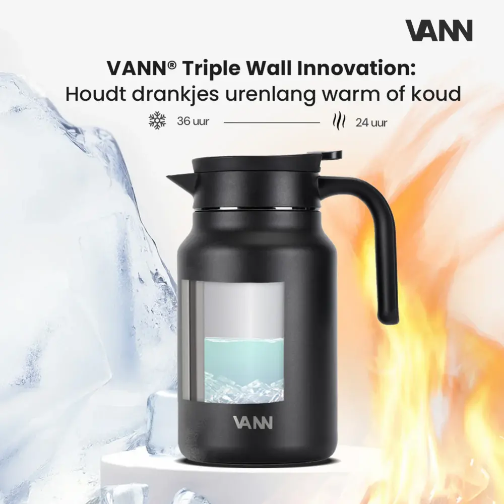 VANN 3-wandiger Edelstahl Family Jug Dark Forest 1,5 Liter VANN 3-wandiger Edelstahl Family Jug Dark Forest 1,5 Liter