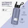 VANN 3-Walled Ultimate Stainless Steel Drinking Bottle Gray Purple 1 Liter VANN 3-Walled Ultimate Stainless Steel Drinking Bottle Gray Purple 1 Liter