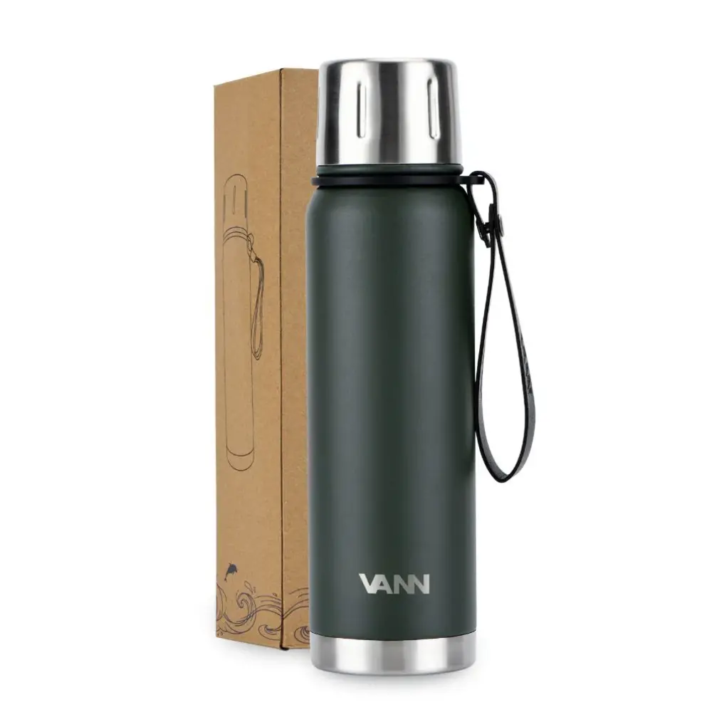 VANN Stainless Steel Thermos  Dark Green 500 ML