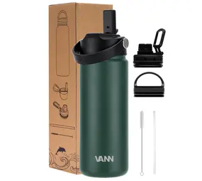 VANN Bottles Ultimate RVS Drinkfles Deep Forest 500 ML VANN Bottles Ultimate RVS Drinkfles Deep Forest 500 ML