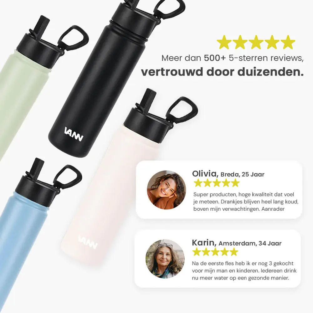 VANN 3-Wand Ultimate Edelstahl Trinkflasche Deep Forest 500 ML VANN 3-Wand Ultimate Edelstahl Trinkflasche Deep Forest 500 ML
