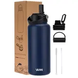 VANN Bottles Ultimate Stainless Steel Drinking Bottle Deep Ocean Blue 1 Liter VANN Bottles Ultimate Stainless Steel Drinking Bottle Deep Ocean Blue 1 Liter