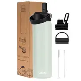 VANN Bottles Ultimate Edelstahl-Trinkflasche Graugrün 650 ml VANN Bottles Ultimate Edelstahl-Trinkflasche Graugrün 650 ml