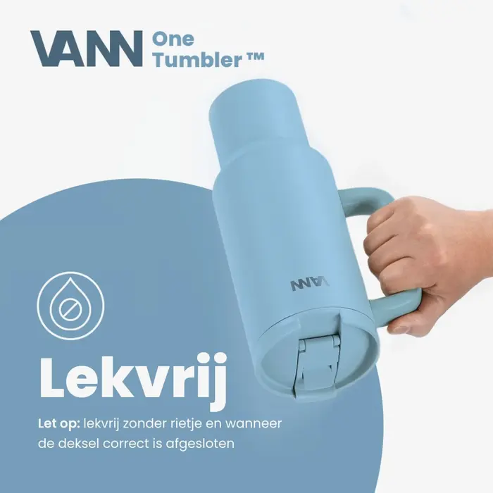 VANN One Tumbler RVS Bay Blue 1,2 Liter VANN One Tumbler RVS Bay Blue 1,2 Liter