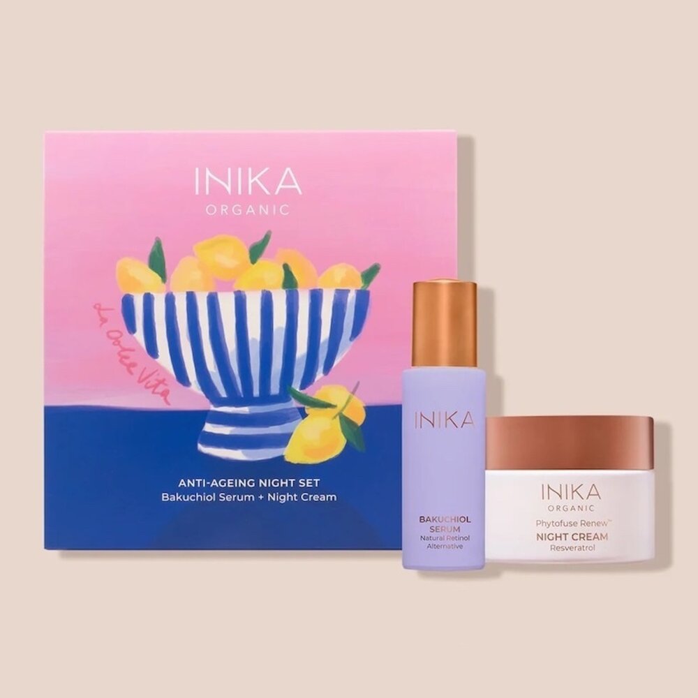INIKA Organic Anti-Aging Night Duo Set INIKA Organic Anti-Aging Night Duo Set