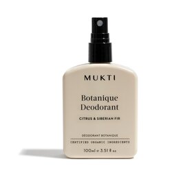 Mukti Organics Botanique Deodorant Spray Citrus & Siberian Fir Mukti Organics Botanique Deodorant Spray Citrus & Siberian Fir