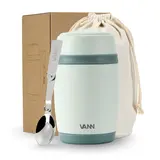 VANN Bottles Stainless Steel Thermos Lunch Pot Gray Green VANN Bottles Stainless Steel Thermos Lunch Pot Gray Green