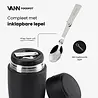VANN Edelstahl Thermos Foodpot Schwarz VANN Edelstahl Thermos Foodpot Schwarz