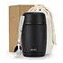 Edelstahl Thermos Foodpot Schwarz Edelstahl Thermos Foodpot Schwarz