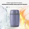 VANN RVS Thermos Lunchpot Lavendel Grijs VANN RVS Thermos Lunchpot Lavendel Grijs