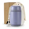 VANN RVS Thermos Lunchpot Lavendel Grijs VANN RVS Thermos Lunchpot Lavendel Grijs