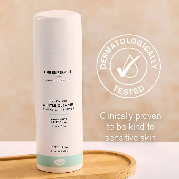 Green People Sanfte feuchtigkeitsspendende Reinigung & Make-up-Entferner