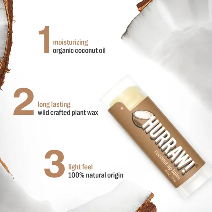 HURRAW! Coconut Lip Balm HURRAW! Coconut Lip Balm