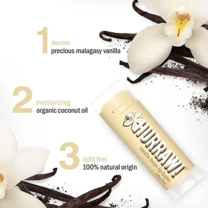 HURRAW! Vanilla Bean Lippenbalsam HURRAW! Vanilla Bean Lippenbalsam