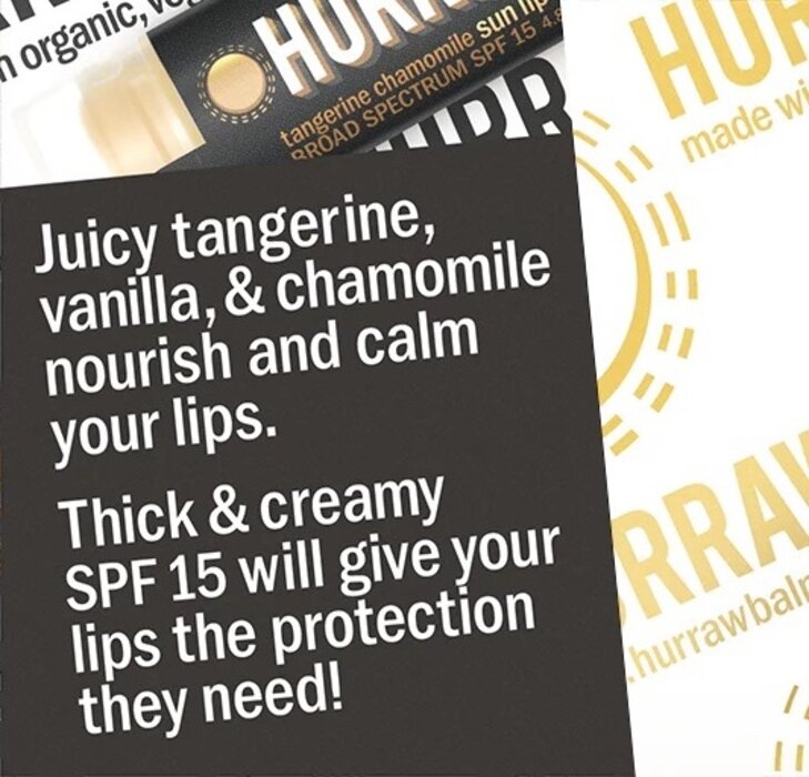 HURRAW! Mandarine Kamille SPF15 Sun Lippenbalsam HURRAW! Mandarine Kamille SPF15 Sun Lippenbalsam