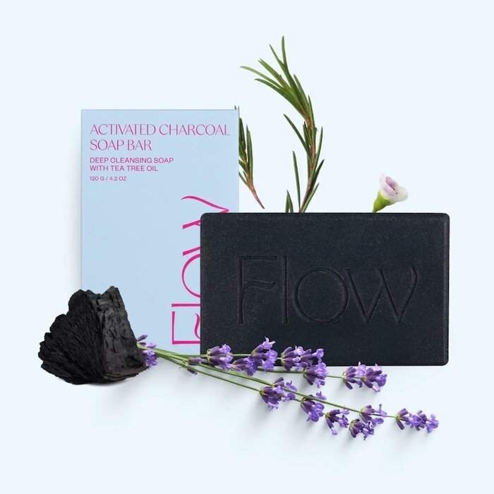 Flow Cosmetics Activated Charcoal & Tea Tree Facial Cleanser