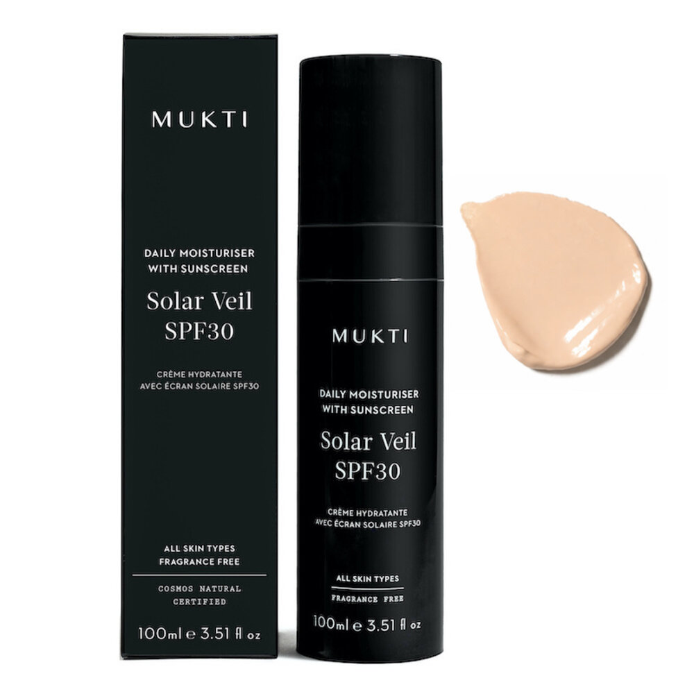 Mukti Organics Daily Moisturiser Solar Veil SPF30