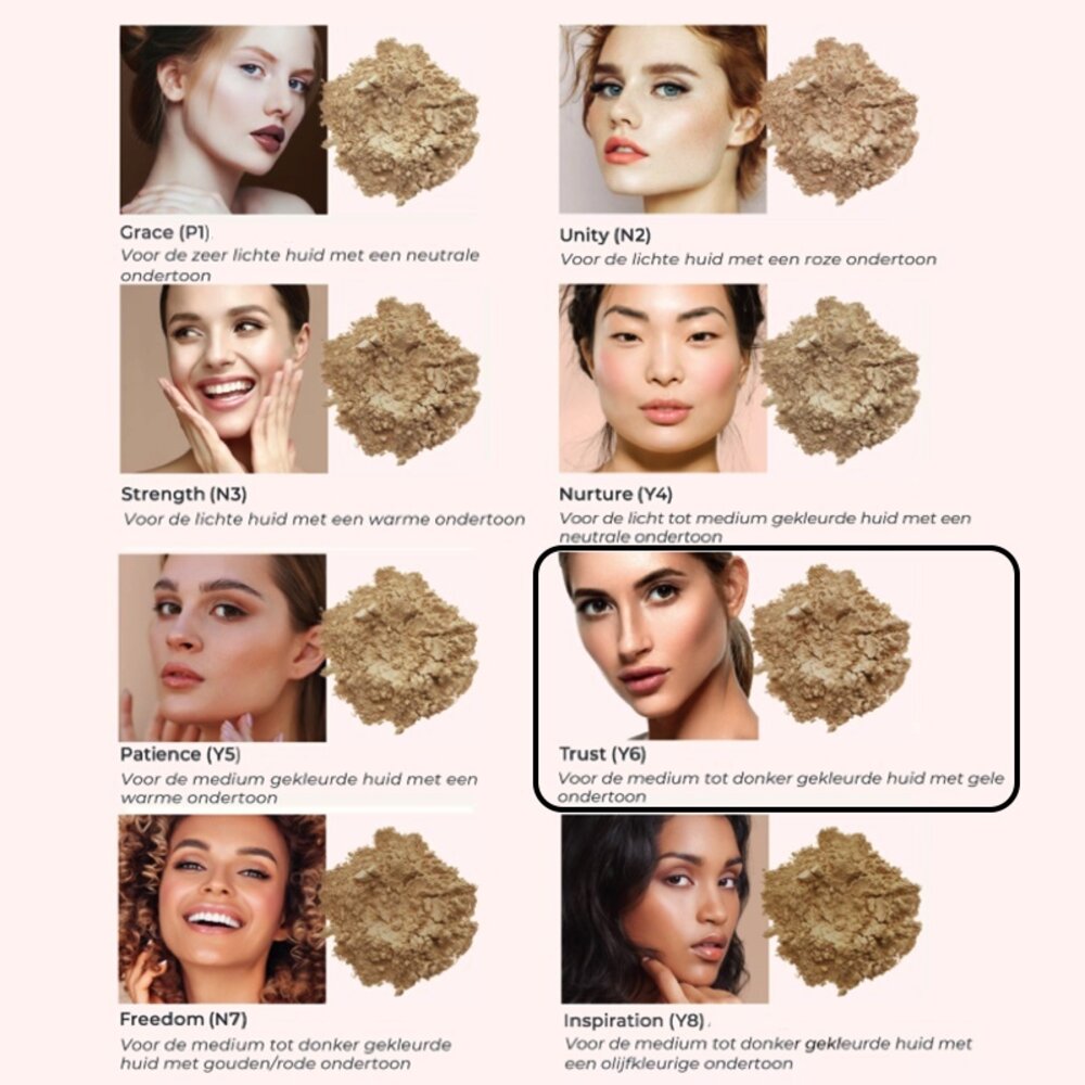 INIKA Organic Foundation Trial Set Medium