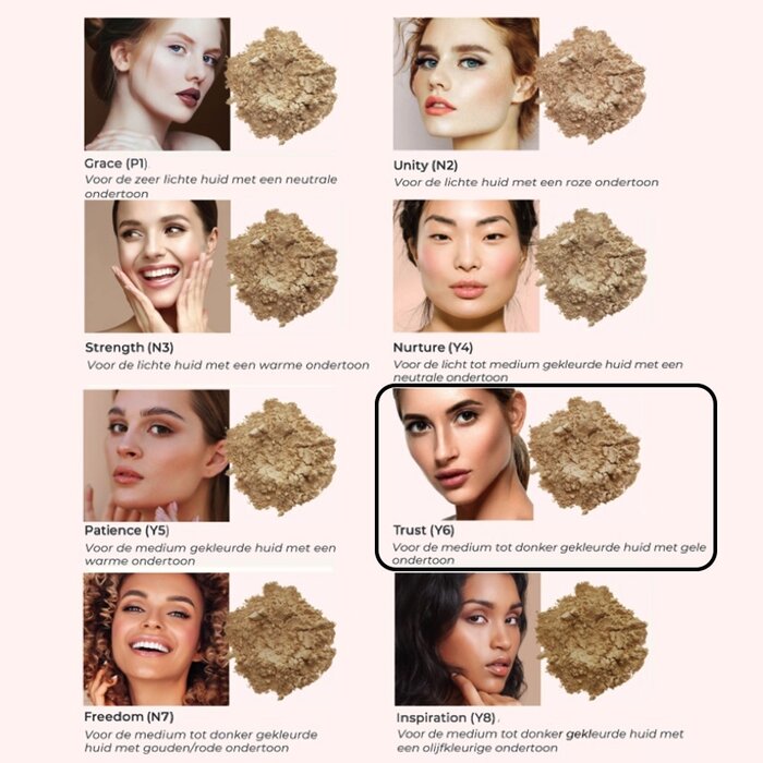 INIKA Organic Foundation Trial Set Medium