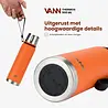 VANN RVS Thermoskan Orange 500 ML