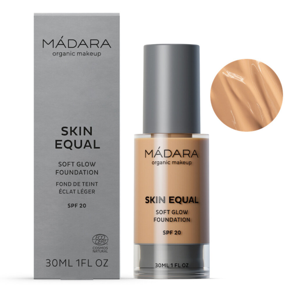 MÁDARA Skin Equal Soft Glow Liquid Foundation 40 Sand SPF20