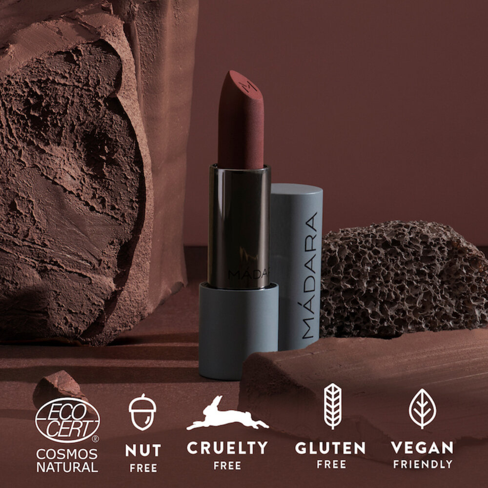 MÁDARA Velvet Wear Matte Cream Lippenstift 35 Dark Nude