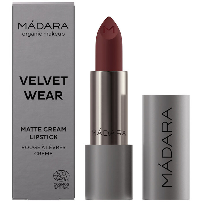MÁDARA Velvet Wear Matte Cream Lipstick 35 Dark Nude