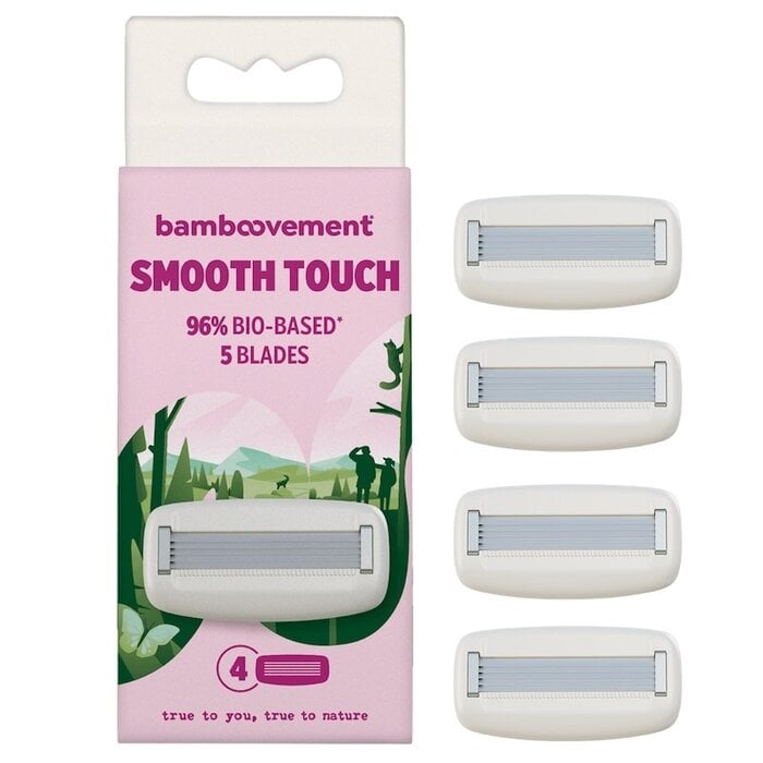 Bamboovement Smooth Touch Refill with 4 Refill Blades