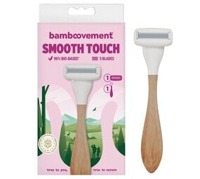 Bamboovement Body Razor Reusable Holder with 1 Blade