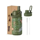 VANN Bottles Stainless steel children's drinking bottle Jungle 400 ML VANN Bottles Stainless steel children's drinking bottle Jungle 400 ML