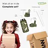 VANN 3-Walled Stainless Steel Children's Drinking Bottle Jungle 400 ML