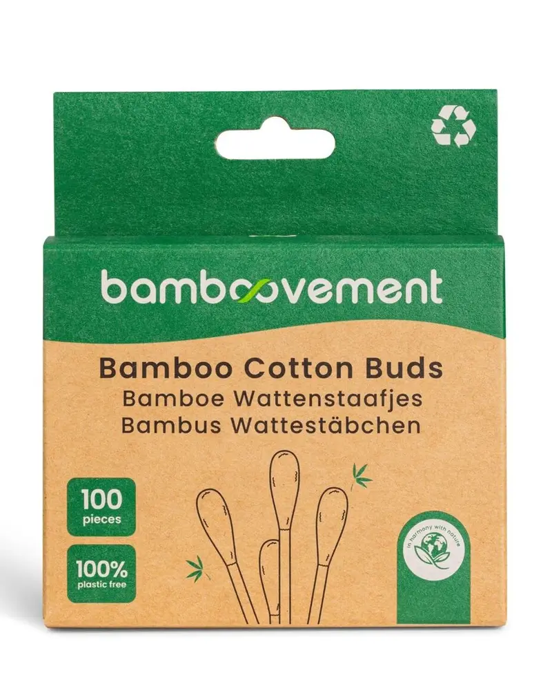Bamboovement Bamboe Wattenstaafjes 100 stuks
